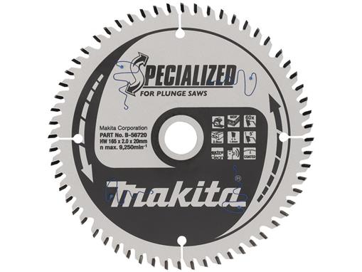 TCT žagin list 165X20mm 60.zob - B-56720