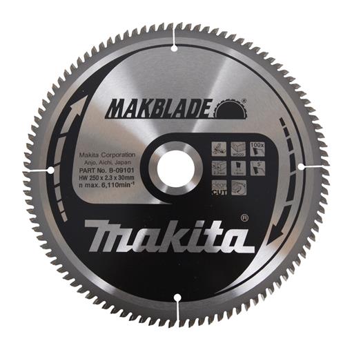 TCT MAKBlade žagin list 250X30mm 100.zob - B-09101