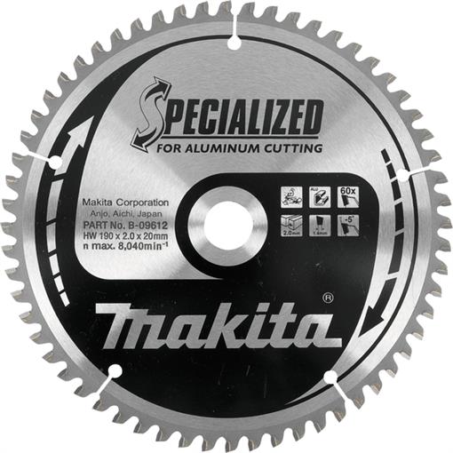 TCT Specialized žagin list 190X20mm - B-09612
