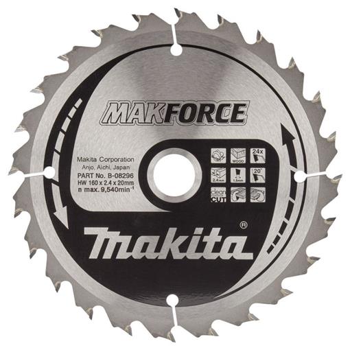 TCT MAKForce žagin lis 160X20mm 24.zob - B-08296