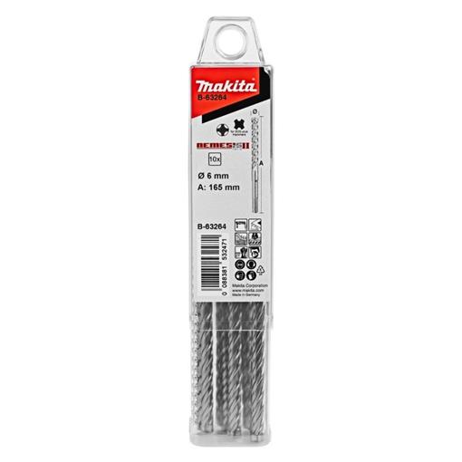 Set svedrov Nemesis SDS-PLUS 6X165mm (pk/10kos) - B-63264