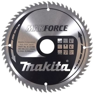 TCT MAKForce žagin list 190X30mm - B-32390
