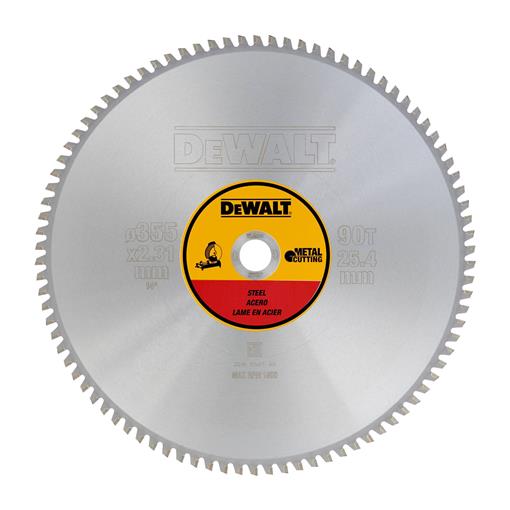 List žage za kovino (90.zob) 355x25,4mm DW782 - DT1927