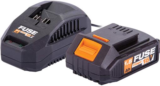 Aku set 18V 1,5Ah + 2.4A FUSE - 067112