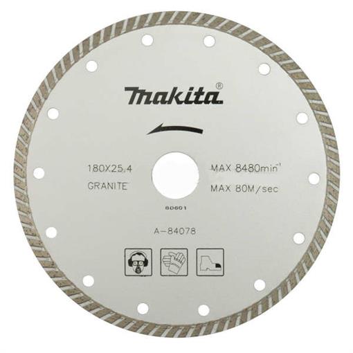 Valovita diamantna plošča za suho rezanje 180X25,4mm - A-84078