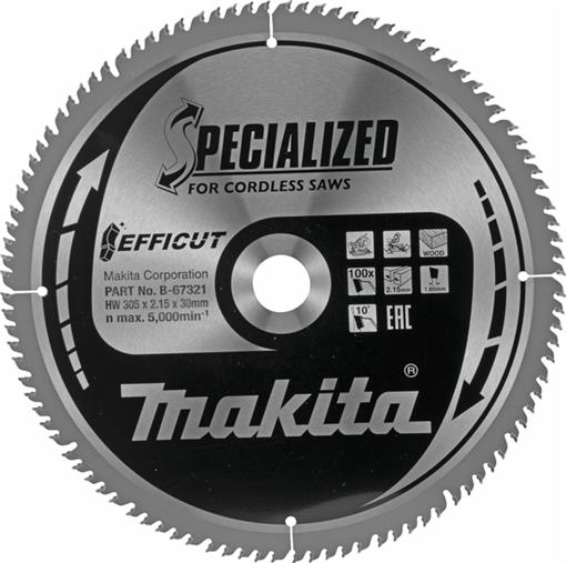 TCT žagin list EFFICUT 305x30mm 100.zob - B-67321