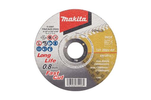 Tanka rezalna plošča,Z60V,115x0,8x22,23mm ravna - E-22947