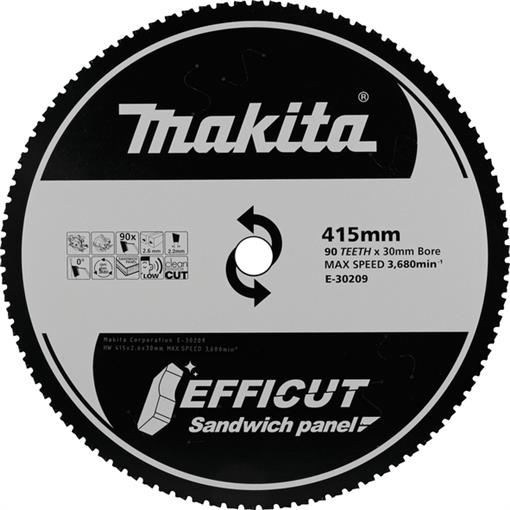 TCT žagin list EFFICUT sendvič panel 415X30mm E-30209