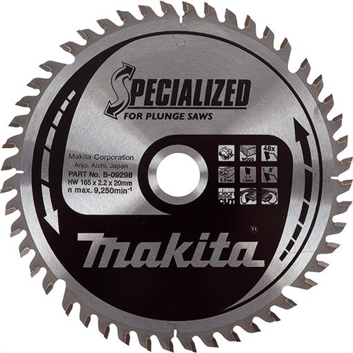 List krožne žage TCT specialized 165x20mm - B-09298