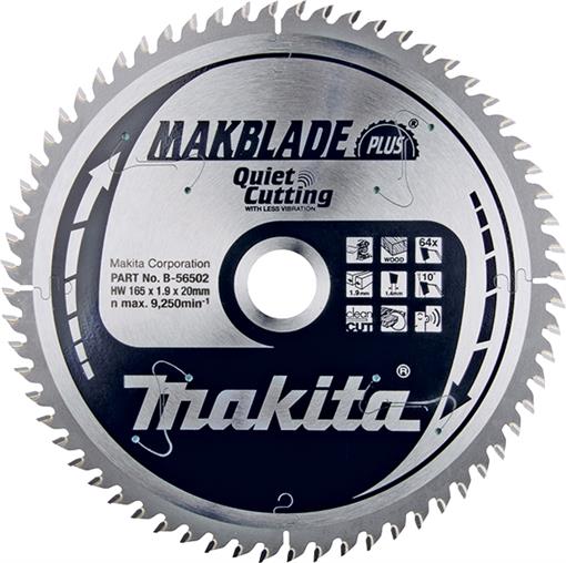 List krožne žage MAKBLADE 165x20mm - B-56502
