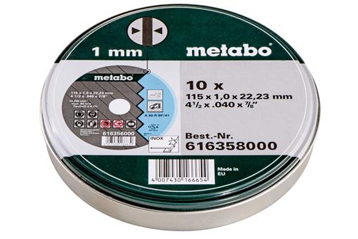 Set rezilnih plošč 115x1mm - 616358000