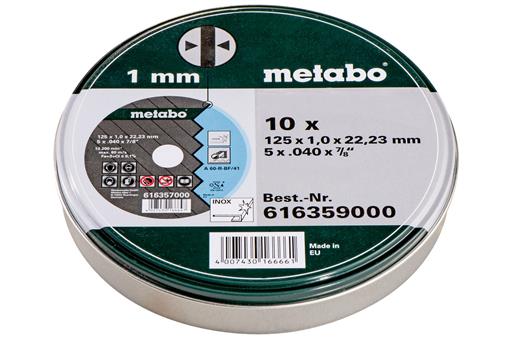 Set rezilnih plošč 125x1mm - 616359000