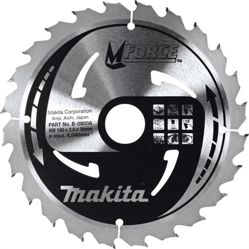 List krožne žege TCT Mforce 190x30mm - B-08056