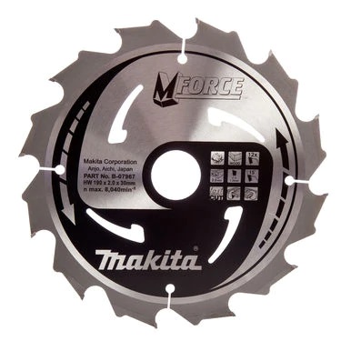 TCT Mforce žgin list 190x30mm 12.zob - B-07967