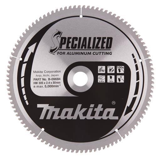 TCT Specialized žagin list za alu 305x30mm 100zob - B-09684
