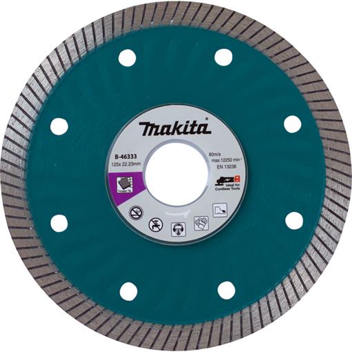 Dia plošča valoviti rob (keramika) 125x22,23mm - B-46333