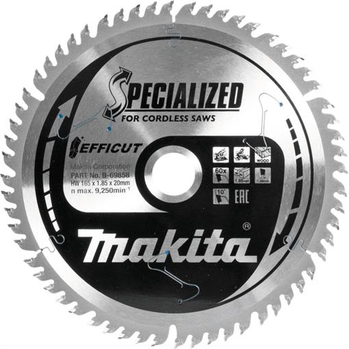TCT Žagin list EFFICUT 165x20mm - B-69858 (DSP600 SP6000)