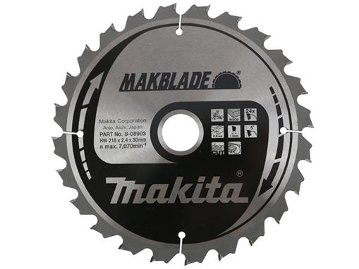 TCT MAKBlade žagin list 216x30mm 24.zob - B-08903