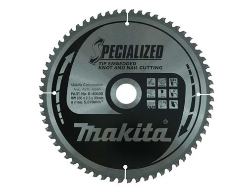 Žagin list 260x30mm 64.zob - B-40630