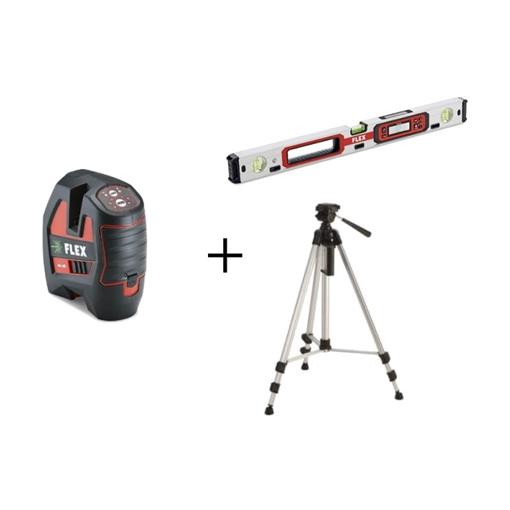 Samonivelirni križni laser zeleni ALC 3/1-G + ADL60-P