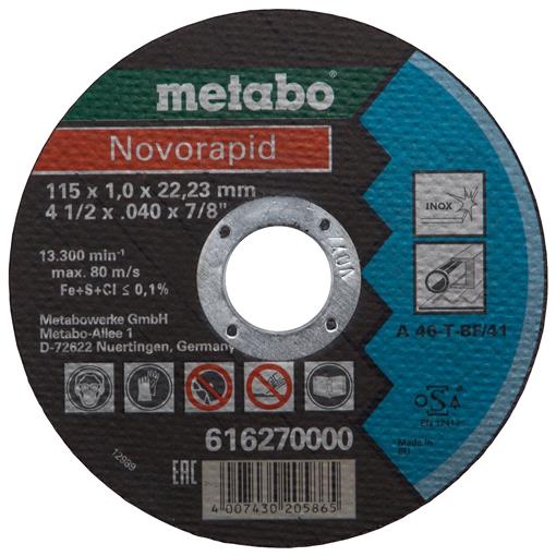 Rezalka Novorapid 115 x 1,0 x 22,23 Inox, TF 41 - 616270000