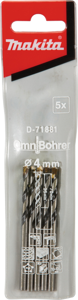 Večnamenski sveder 4x70 - D-71881
