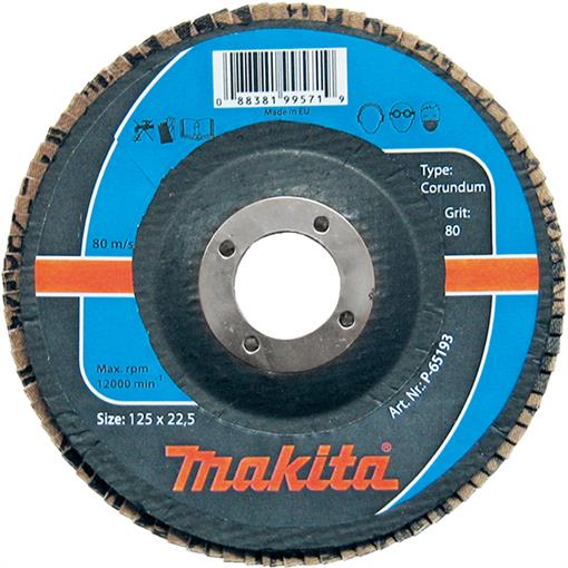 Lamelna brusilna plošča 125mm GR120 - P-6520