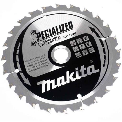 TCT Specialized žagin list 165X20mm - B-09329