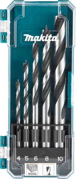 5-delni set svedrov za les (4,5,6,8,10mm)