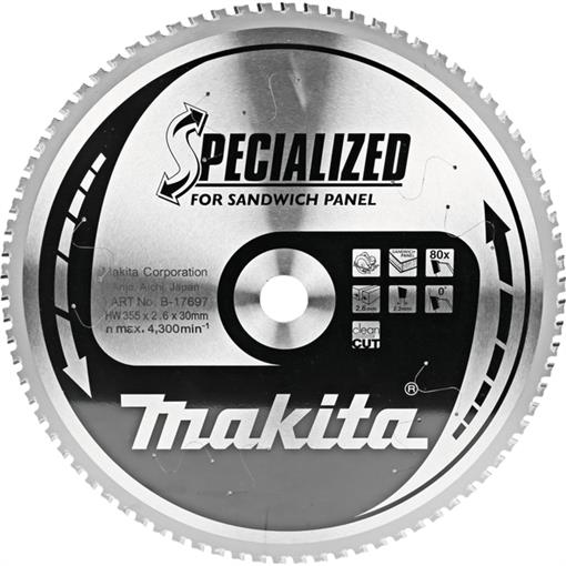 TCT Specialized žagin list 355x30mm (senvič panel) - B-17697