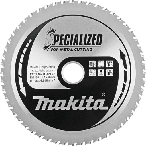 TCT Specialized žagin list 150x20mm - B-47167