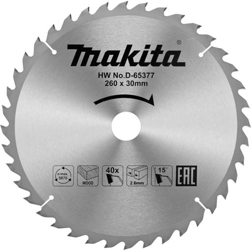 TCT žagin list 260X30mm - D-65377