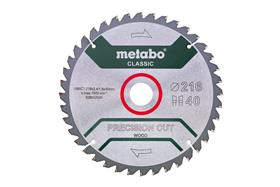 List žage precision cut  216x30mm Z40 WZ 5°neg - 628652000