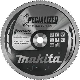 TCT žagin list EFFICUT za kovino, Inox 305X25,4mm - E-19750