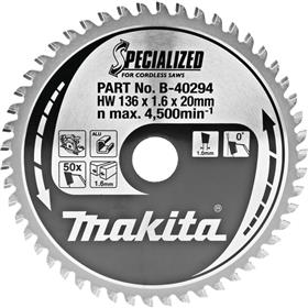 TCT Specialized žagin list 136x20mm - B-40303 (B-40294)