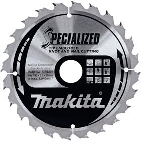 TCT Specialized žagin list 190x30mm 24.zob -  B-33118 (B-09422)