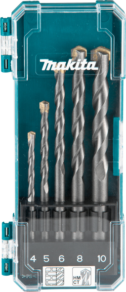 5-delni set svedrov za beton (4,5,6,8,10mm) - D-72877