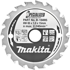 TCT Specialized žagin list  85x15mm 20zob - B-32932