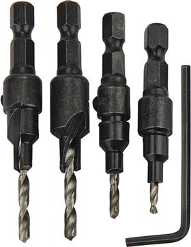 4-delni set grezil s svedrom (M3-M6) - D-73455